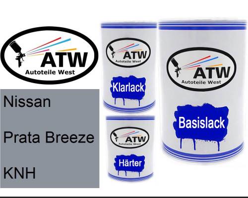 Nissan, Prata Breeze, KNH: 500ml Lackdose + 500ml Klarlack + 250ml Härter - Set, von ATW Autoteile West.